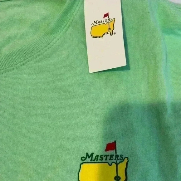 NWT ⛳️⛳️Masters Mint Green 2016 with Champions List on Back T-Shirt (Size XXL) - Picture 2 of 9